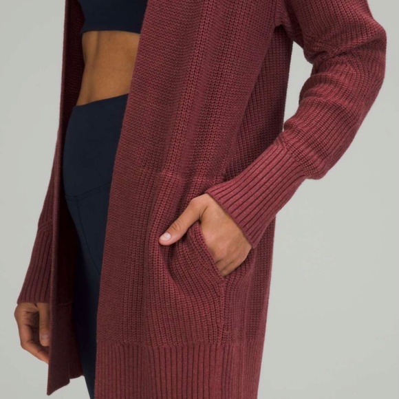 Lululemon Cashu Sweater Wrap size XL/XXL - Picture 2 of 6